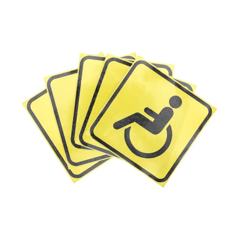 Наклейка  автомобильная "Инвалид " 150*150 мм - Фото 2