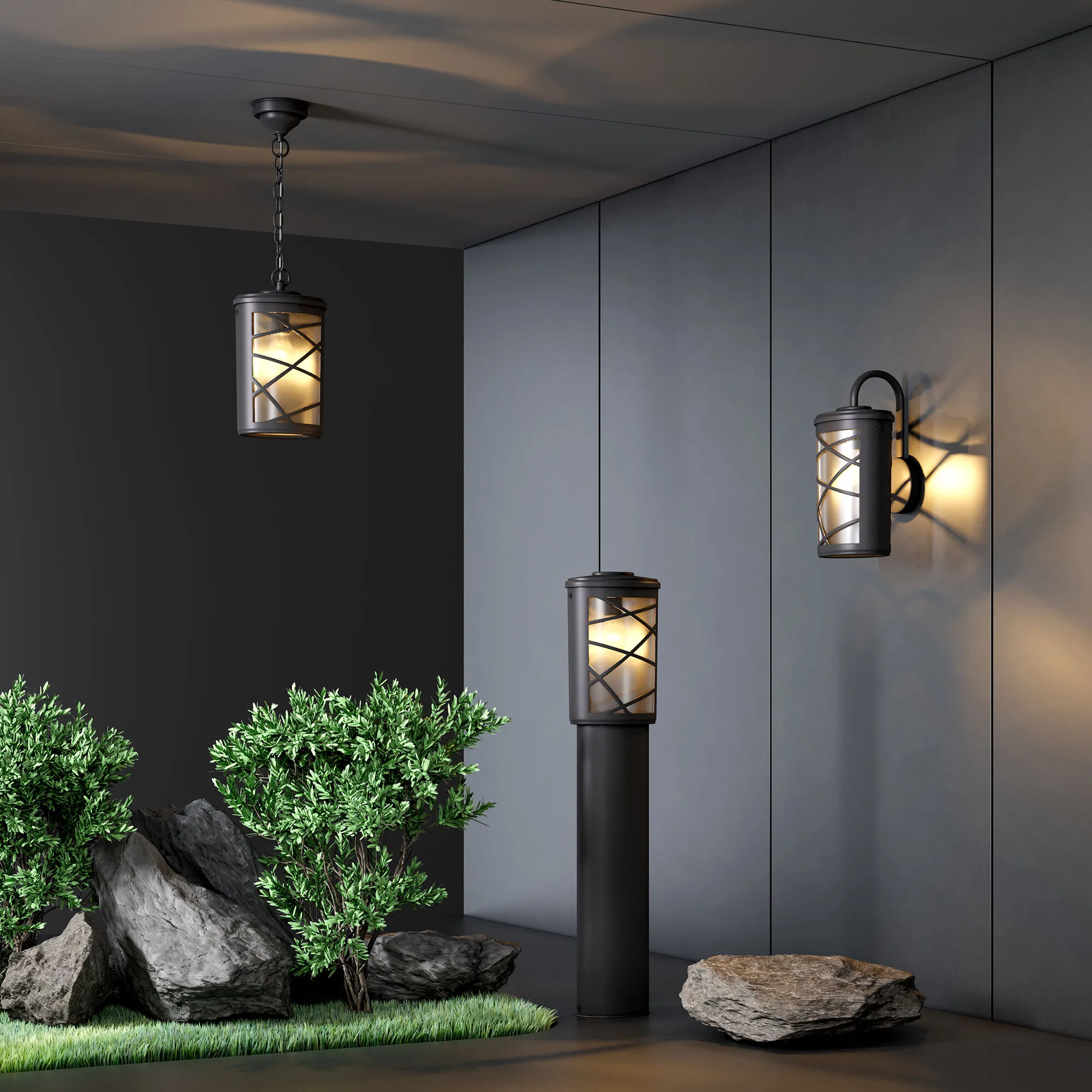 Светильник уличный подвесной IP44 Premier H GL 1017H Elektrostandard - Фото 4