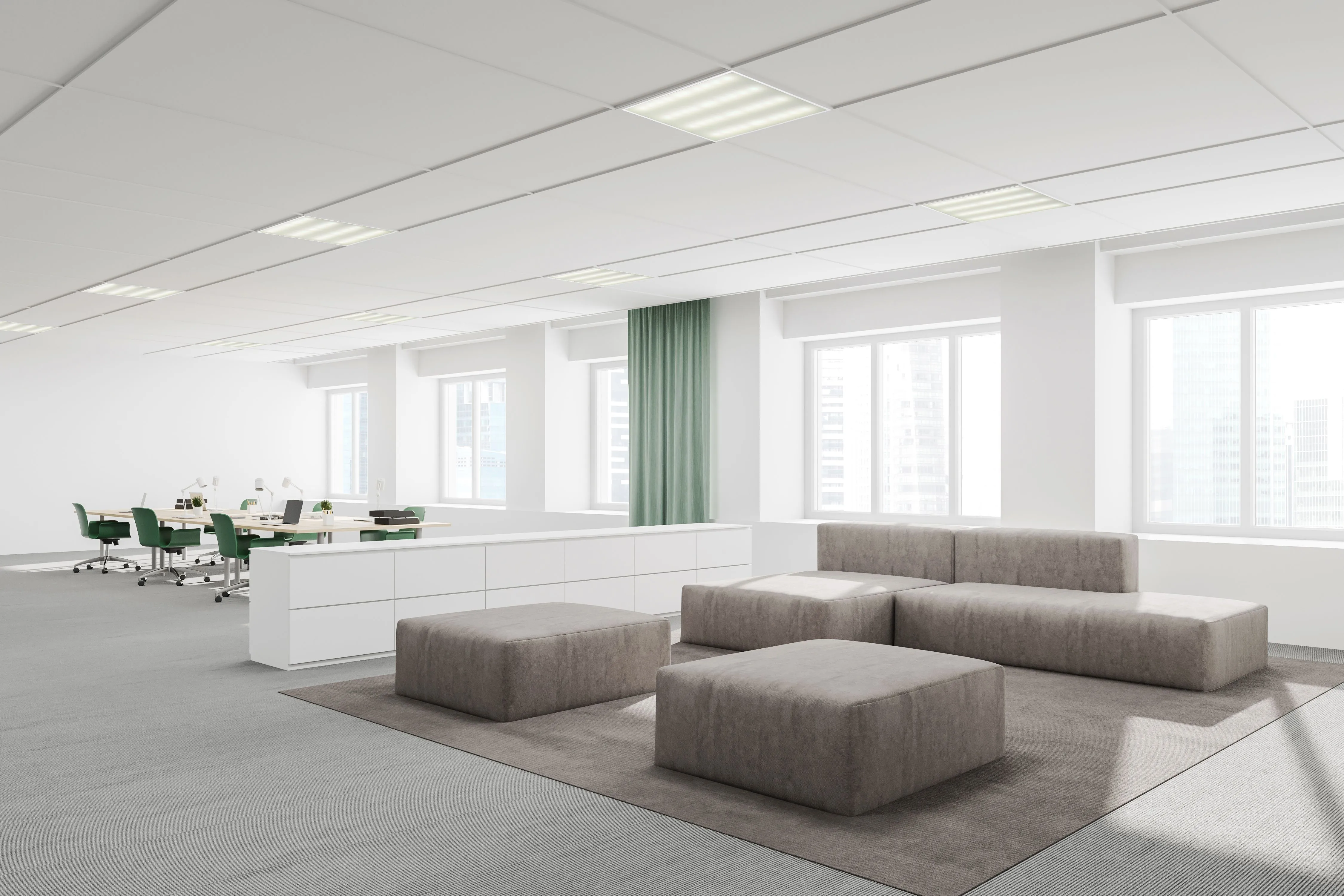 LIGHTING PRO Светильник светодиодный ДВО 1001D 45Вт 4000К IP40 595х595мм опал Dali IEK - Фото 5