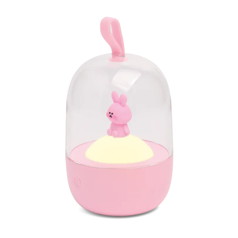 Детский ночник LUMIN'ARTE TL06 зайчик розовый диммируемый, сенсорное управление, аккумуляторный, USB-кабель, 115х75х75 TL06