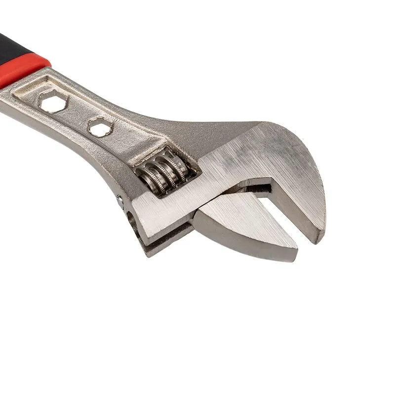 Разводной ключ 300мм никелированный, двухкомпонентная рукоятка REXANT - Фото 2