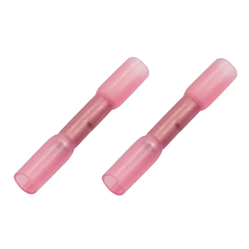 Соединительная гильза изолированная термоусаживаемая L-37 мм 0.5-1 мм² (ГСИ-т 1.0/ГСИ-т 0,5-1,0) красная, в упак. 10 шт. REXANT - Фото 4