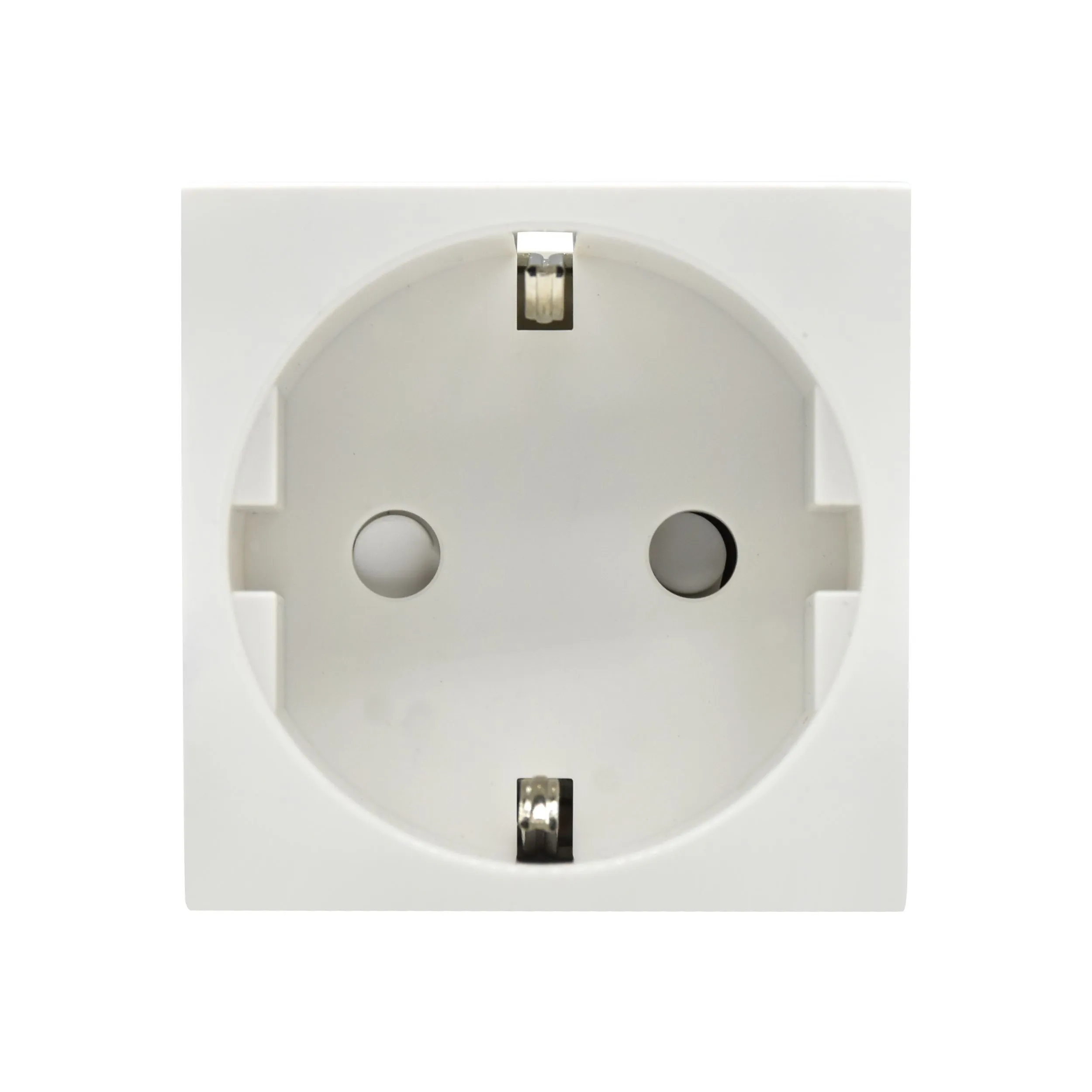 PRIMER РКС-20-30-П-К Розетка с заземляющим контактом защитной шторкой и винтовым зажимом (2 модуля) белая IEK - Фото 2