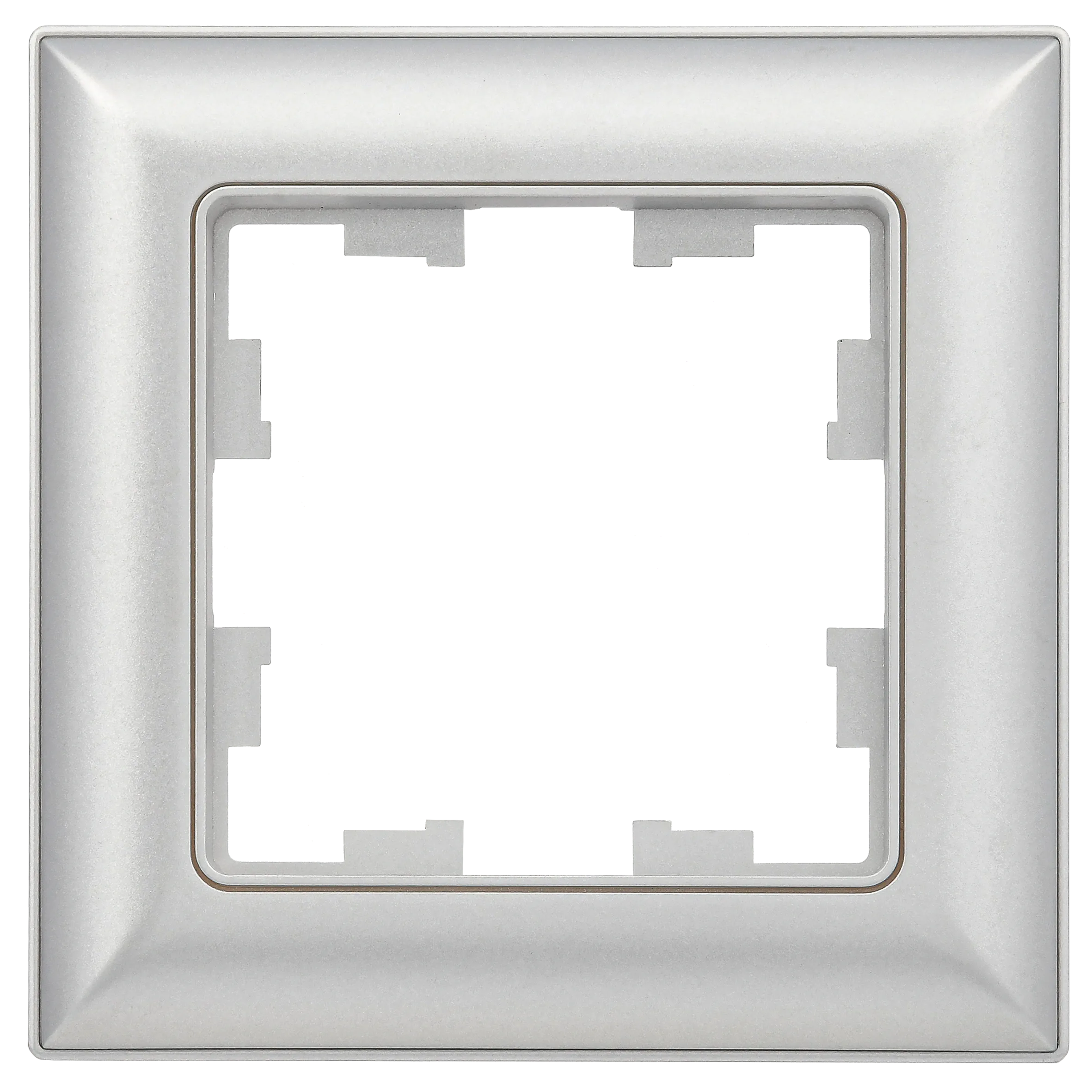 BRITE Рамка 1-местная РУ-1-Бр алюминий/алюминий IEK - Фото 6