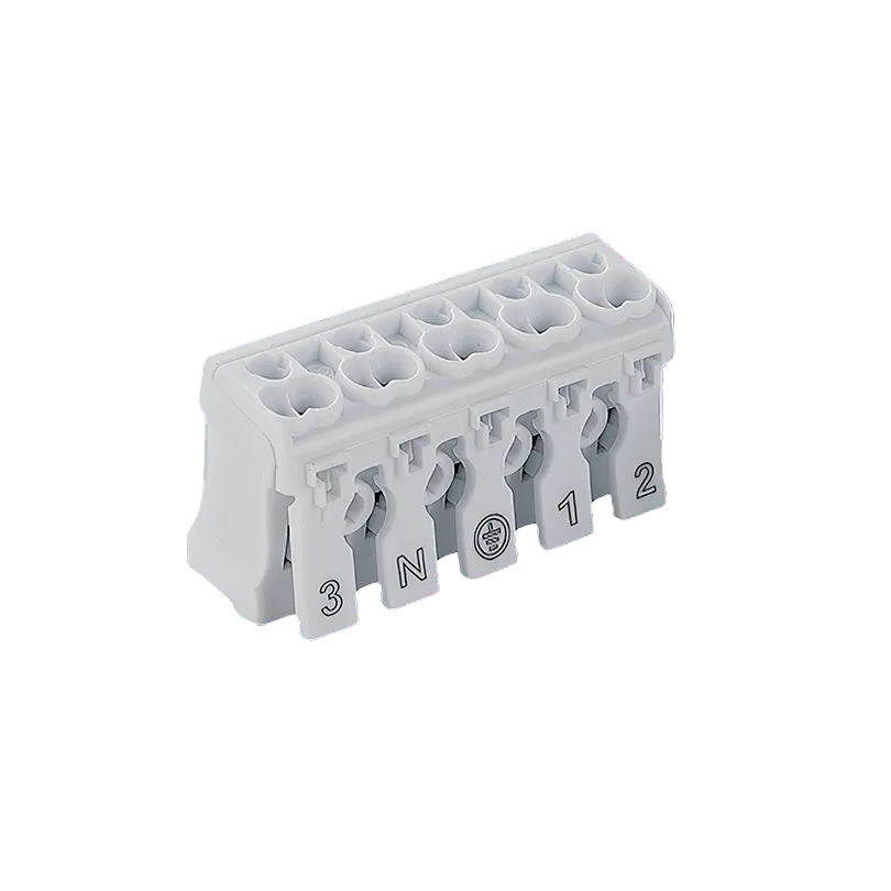 Клемма монтажная KSP5-3L+N+PE белый 50х25х17мм 1/50/1500