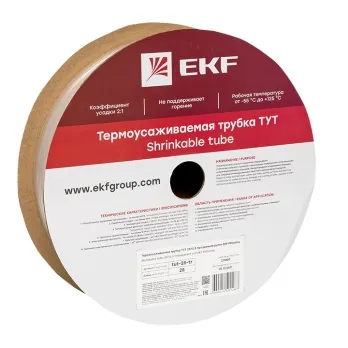 ТУТ 25/12,5 прозрачная рулон EKF