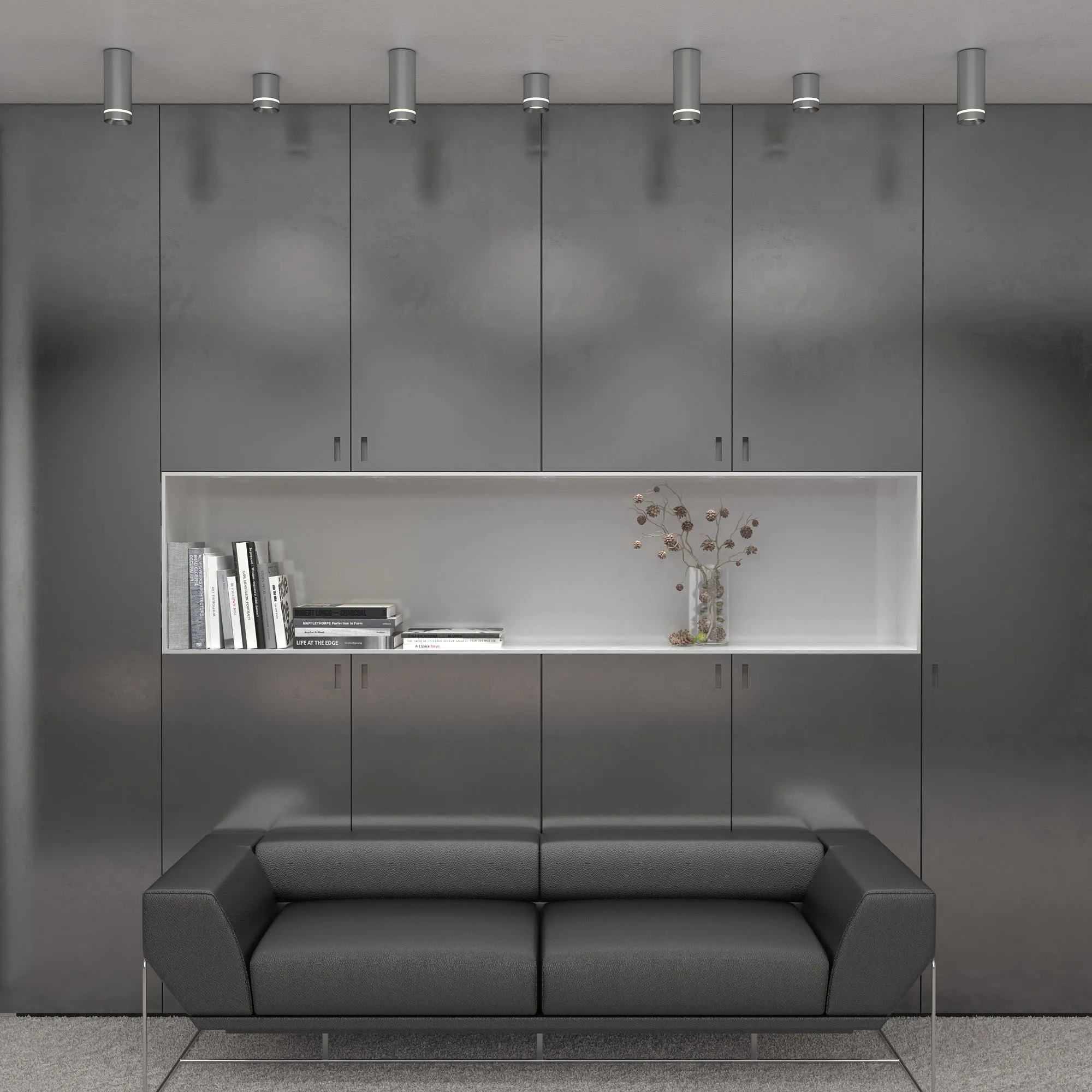 Накладной акцентный светодиодный светильник DLR021 9W 4200K / хром матовый DLR021 9W 4200K хром мато - Фото 7