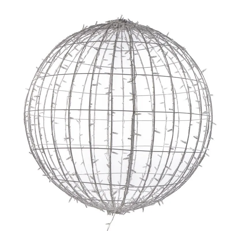 Шар светодиодный 230V, диаметр 120 см, 600 светодиодов,эффект мерцания, цвет теплый белый 501-629