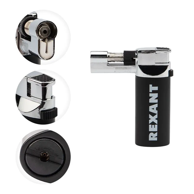 Мини-горелка GT-37, заправляемая, 2 режима работы REXANT - Фото 3