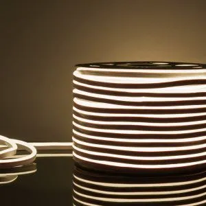 Гибкий неон светодиодный 220V 9,6W 120Led 2835 IP67 односторонний дневной белый, 50 м Elektrostandar a052994