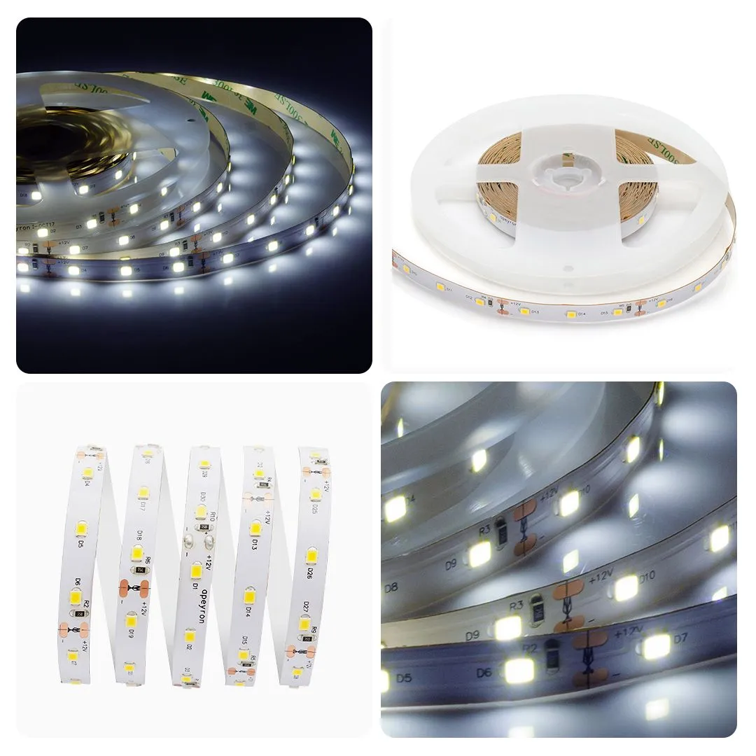 Лента светодиодная СТ smd2835 60д/м 12В 6500К IP20 5м Apeyron - Фото 8