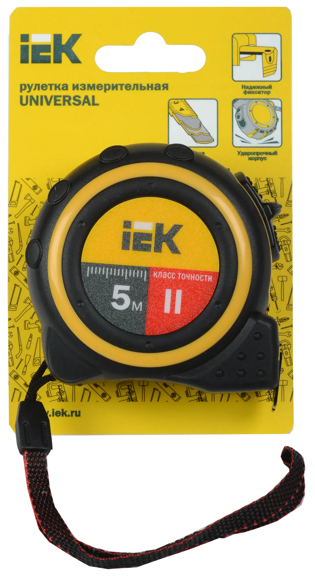 Рулетка измерительная UNIVERSAL 5м IEK - Фото 3