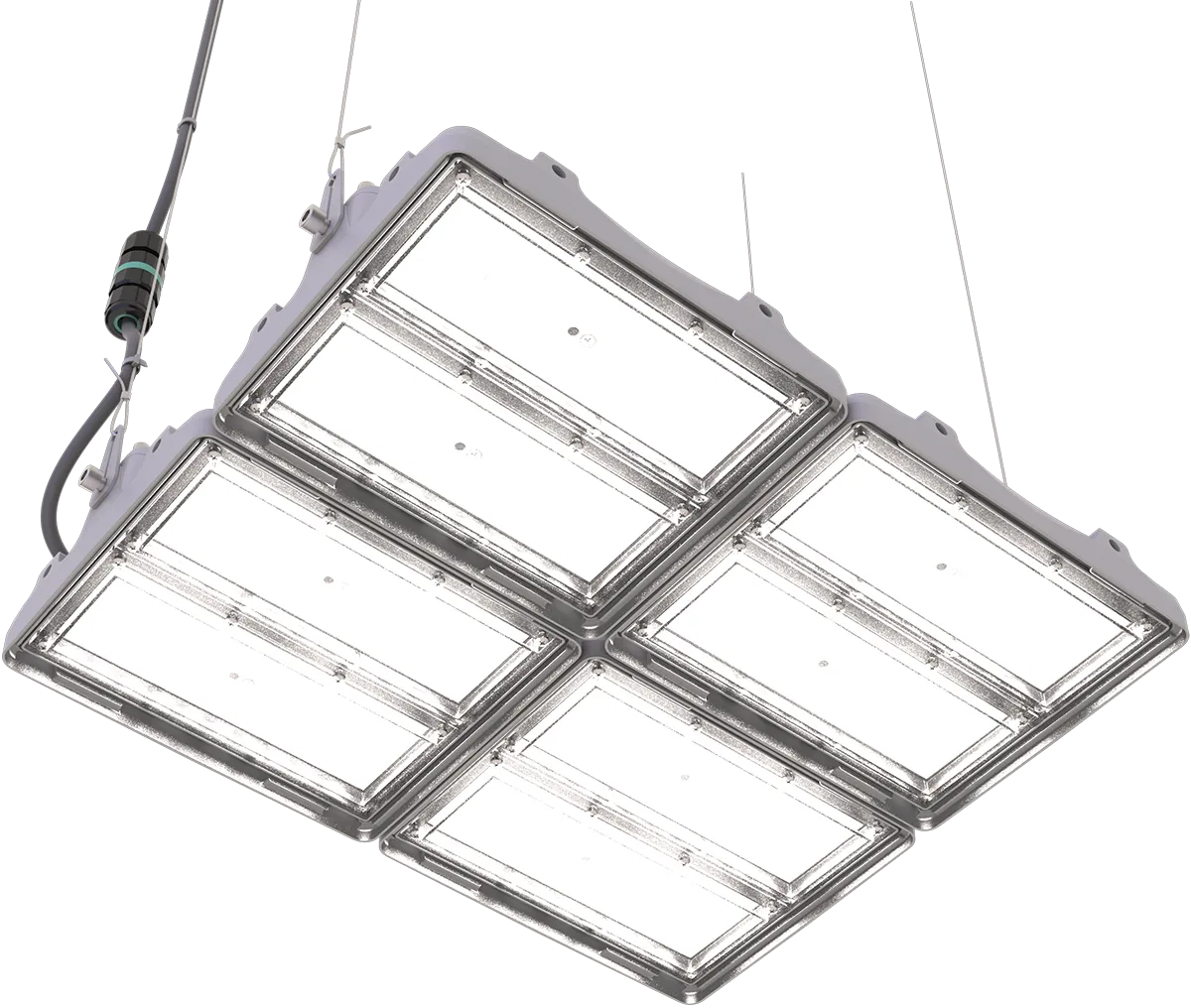 Светильник L-pixel 4/200/К15/740/(R5)/05/MT-KM/I1-D4/220AC IP66 RAL7035 LEDEL