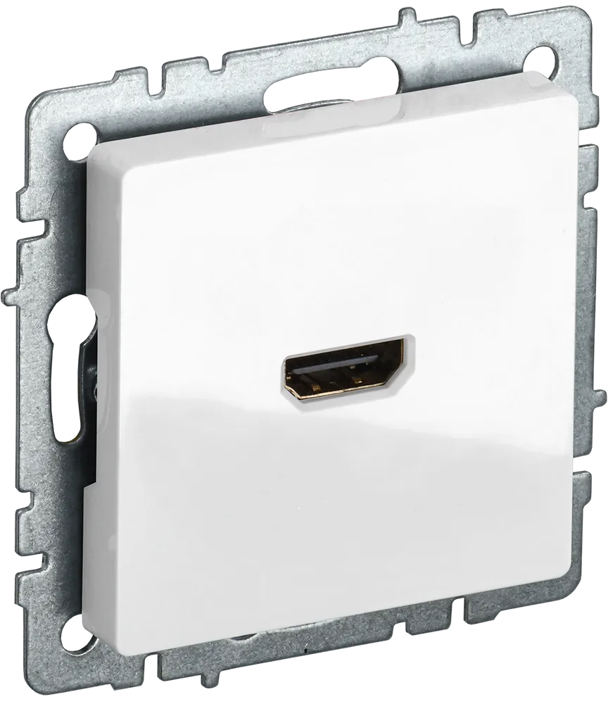 BRITE Розетка HDMI РHDMI-0-БрБ белый IEK