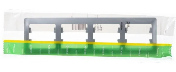 Рамка 4-м Glossa горизонт. алюм. SE GSL000304 - Фото 2