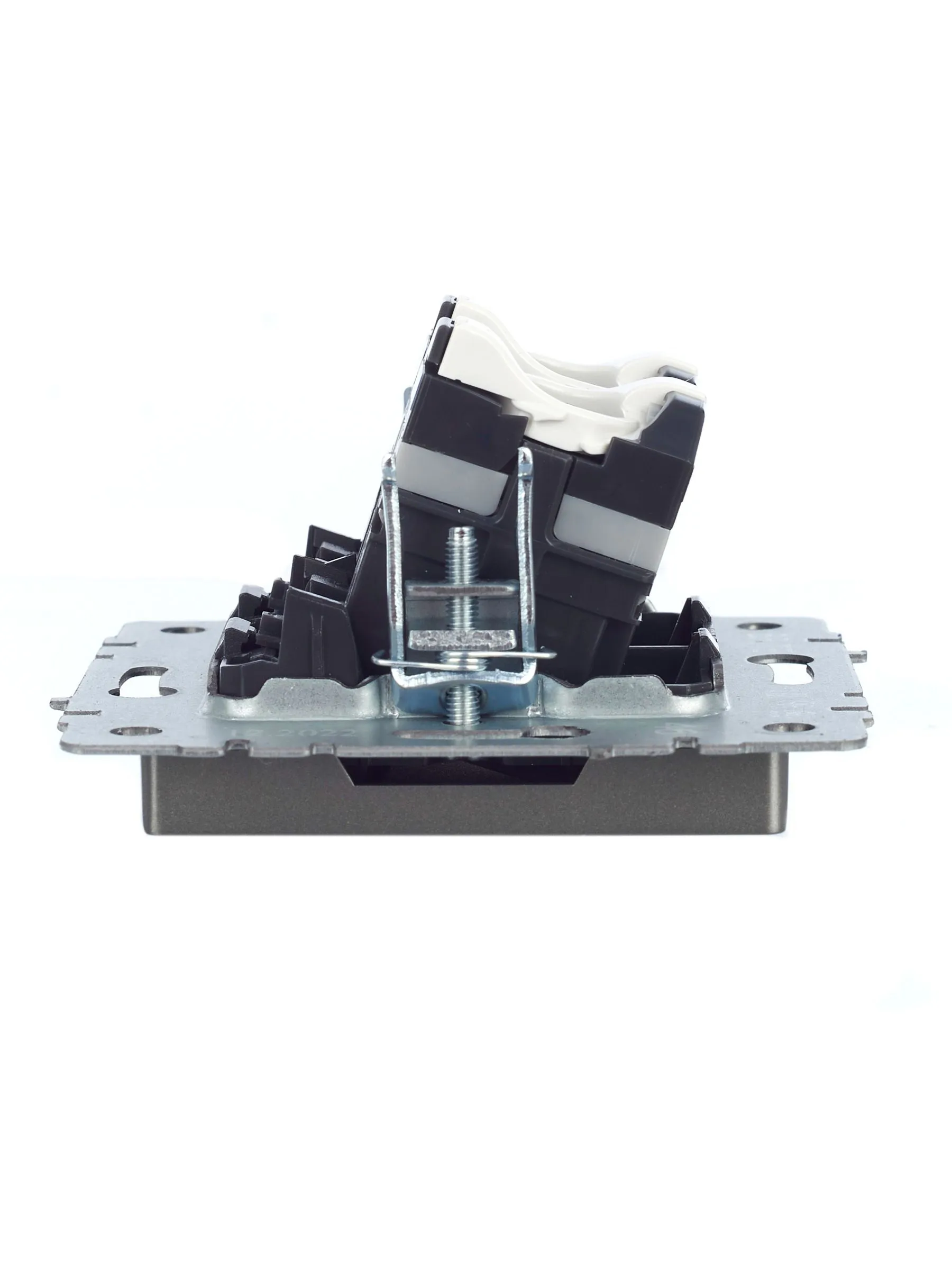 BRITE Розетка компьютерная двойная RJ45 кат.5E РК10-2-БрС сталь IEK - Фото 8