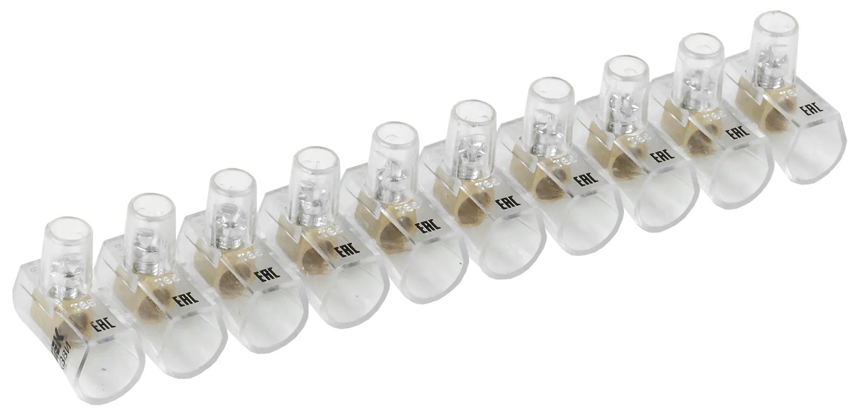 Зажим винтовой концевой изолированный КЗВИ 4,0мм2 (10x1) IEK