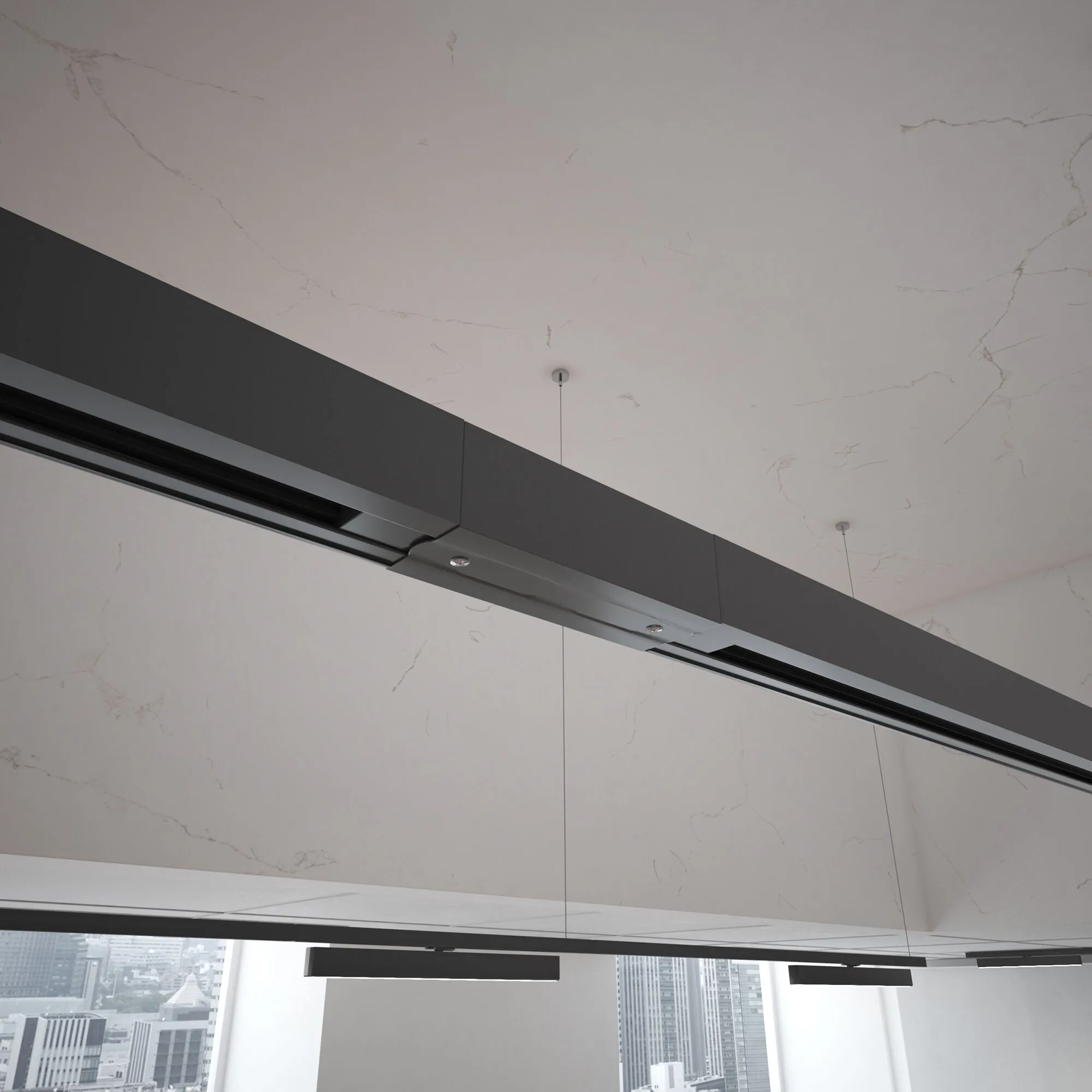 Коннектор прямой для трехфазного шинопровода черный TRC-1-3-I-BK Elektrostandard - Фото 2