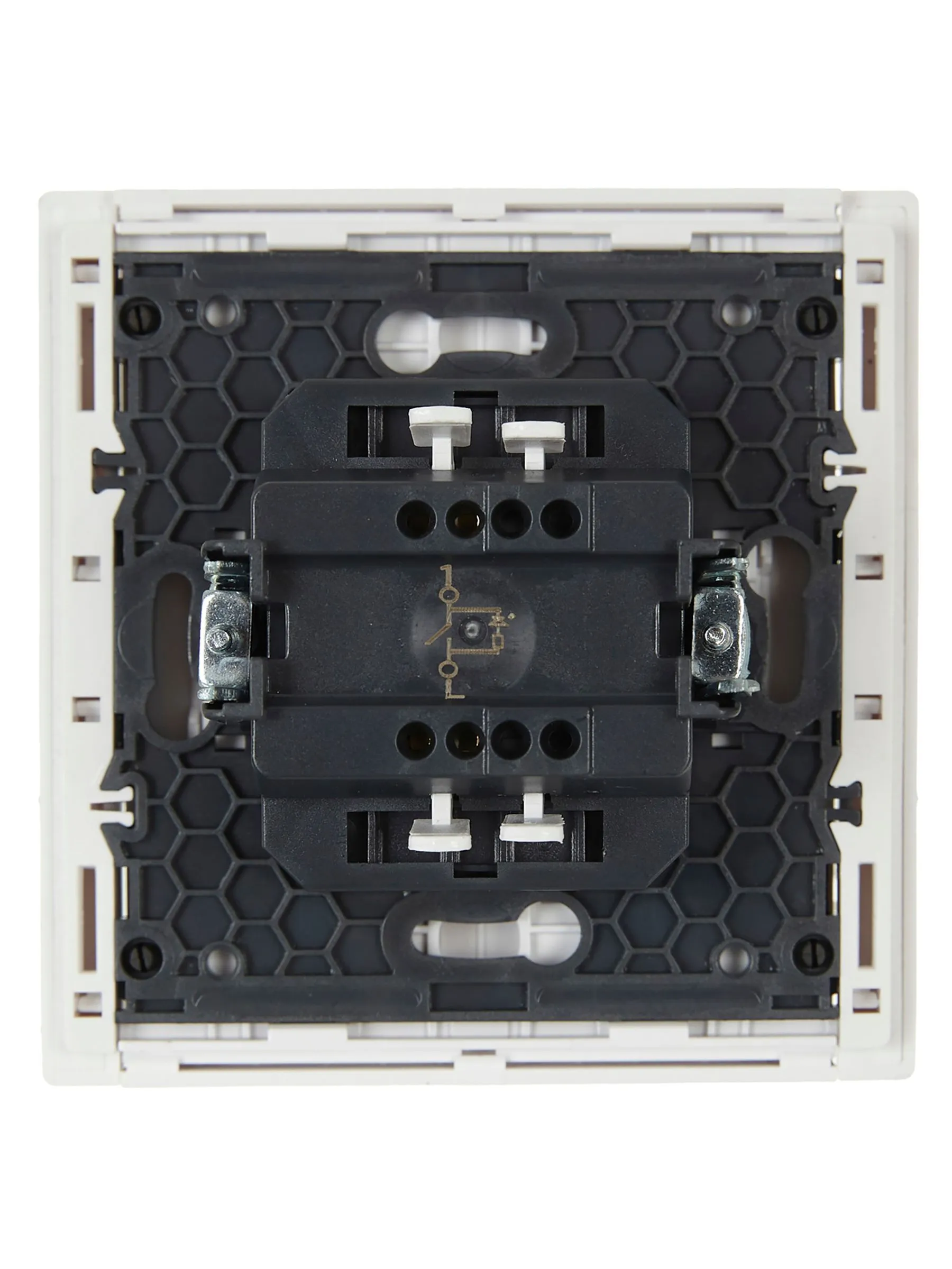 FORTE&PIANO Выключатель 1-клавишный с индикацией 10А FP202 белый IEK - Фото 3