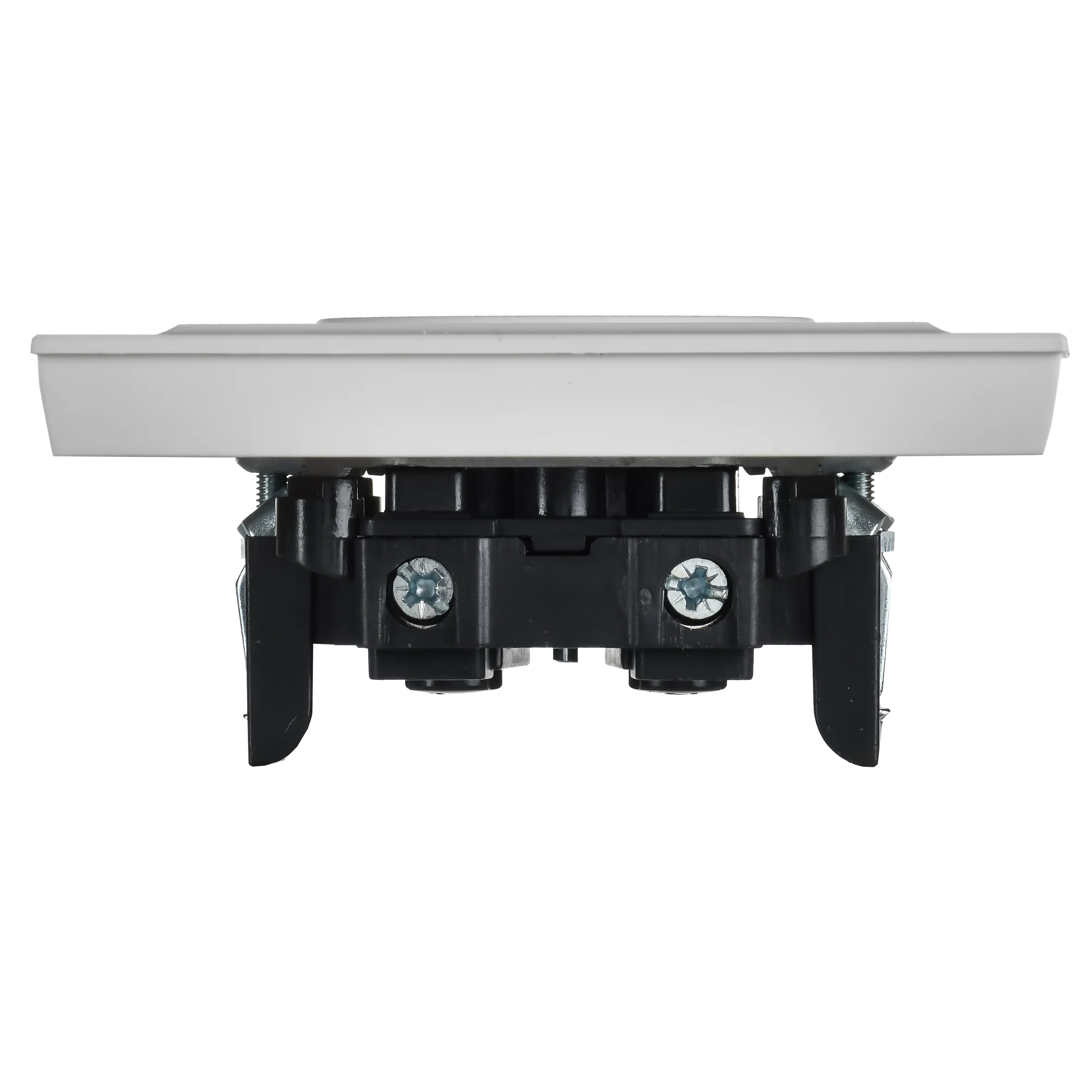 BRITE Розетка 1-местная без заземления без защитных шторок 10А в сборе РСР10-1-0-БрАБ арктический белый IEK - Фото 3