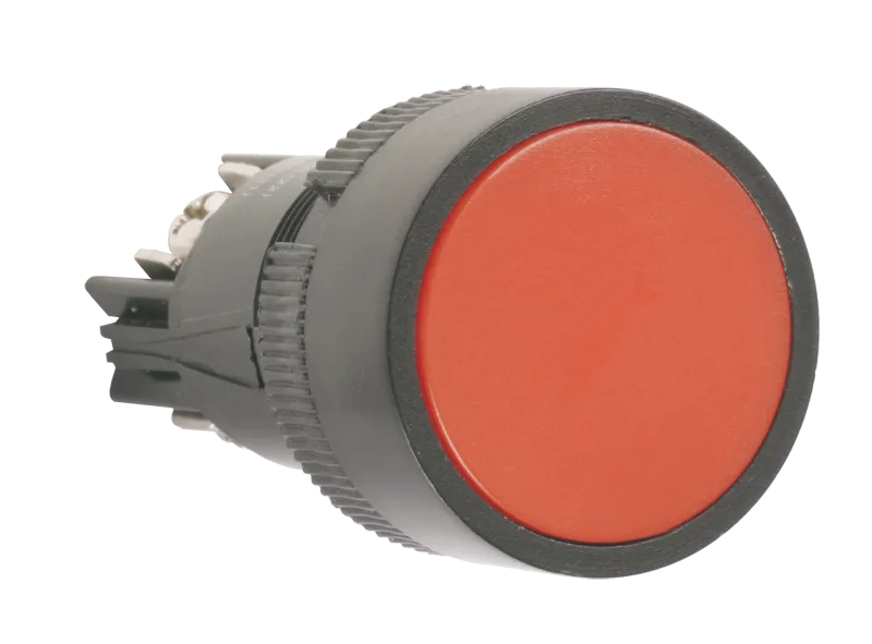 Кнопка SВ-7 "Стоп" красная 1з+1р d=22мм/240В IEK