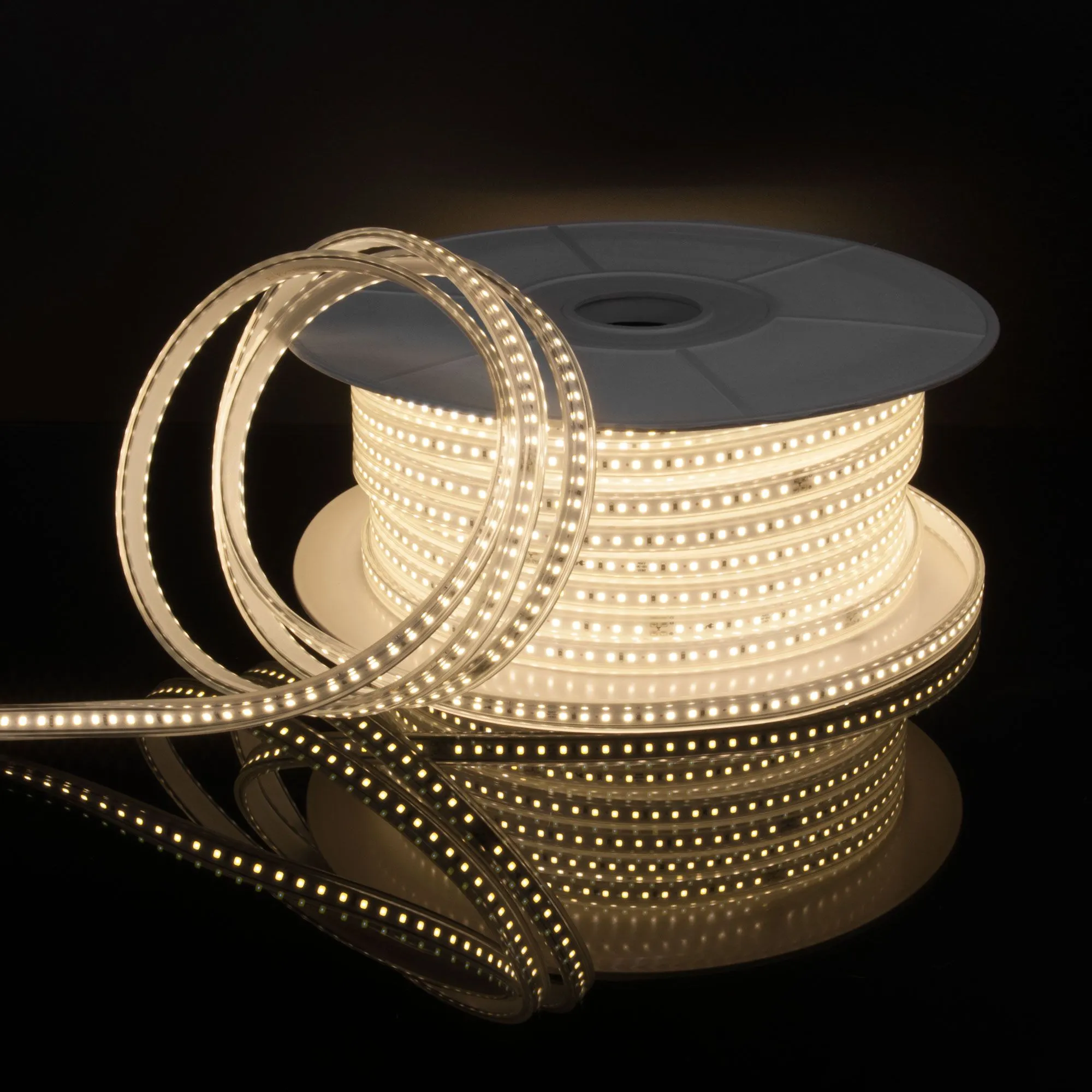 Лента светодиодная 220V 8W 60Led 2835 IP65 дневной белый, 50 м Elektrostandard