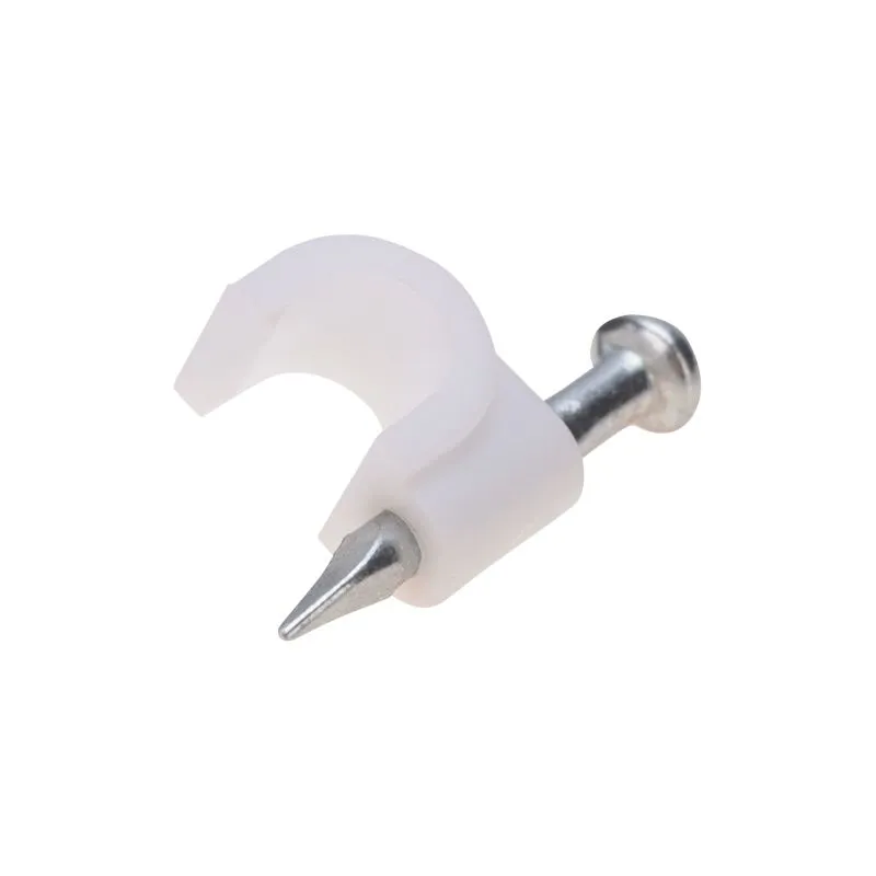 Крепеж кабеля круглый 4мм, белый (20 шт/уп) REXANT - Фото 3