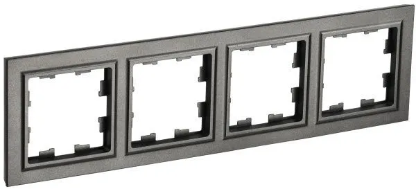 BRITE Рамка 4-местная РУ-4-БрТБ темная бронза IEK BR-M42-K45