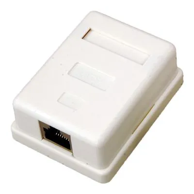 Розетка компьютерная внешняя 1-порт FTP RJ-45 (8P8C), CAT 5e REXANT 03-0122