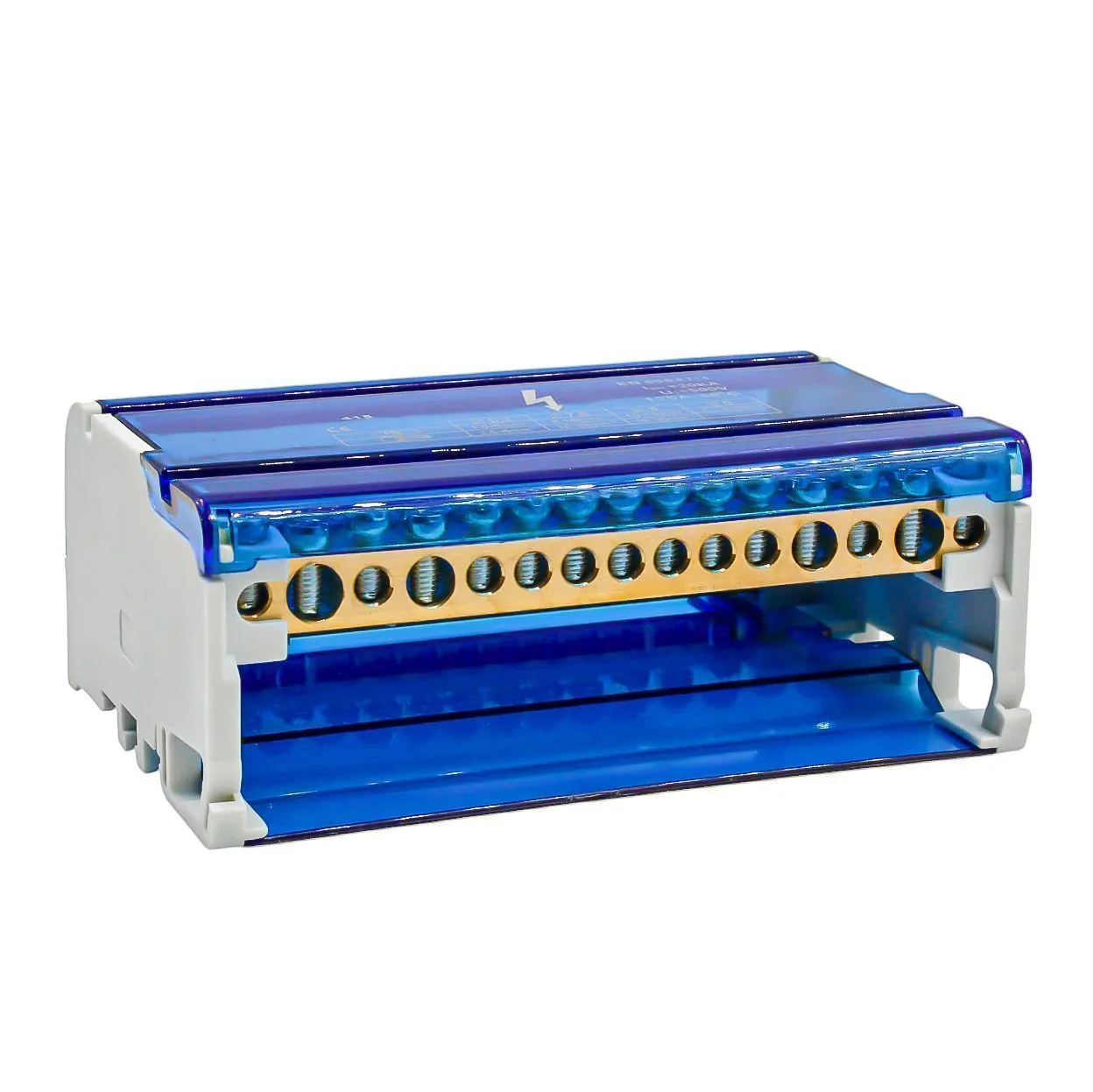 Шины на DIN-рейку в корпусе (кросс-модуль) 4х15 3L+PEN DEKRON - Фото 2