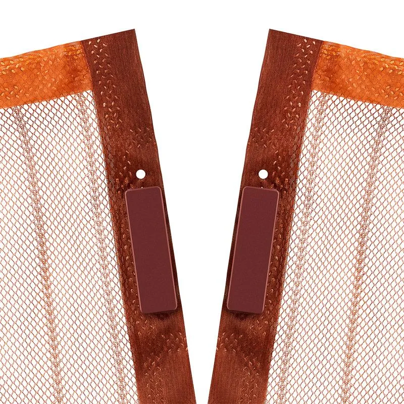 Дверная антимоскитная сетка 210х100см, с магнитами по всей длине, коричневая REXANT - Фото 3