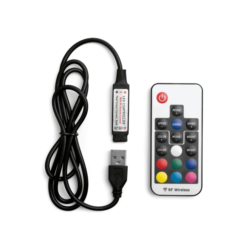 Контроллер WOLTA Decor  WLC-CP/02 USB с пультом мини 5-12В 1/300