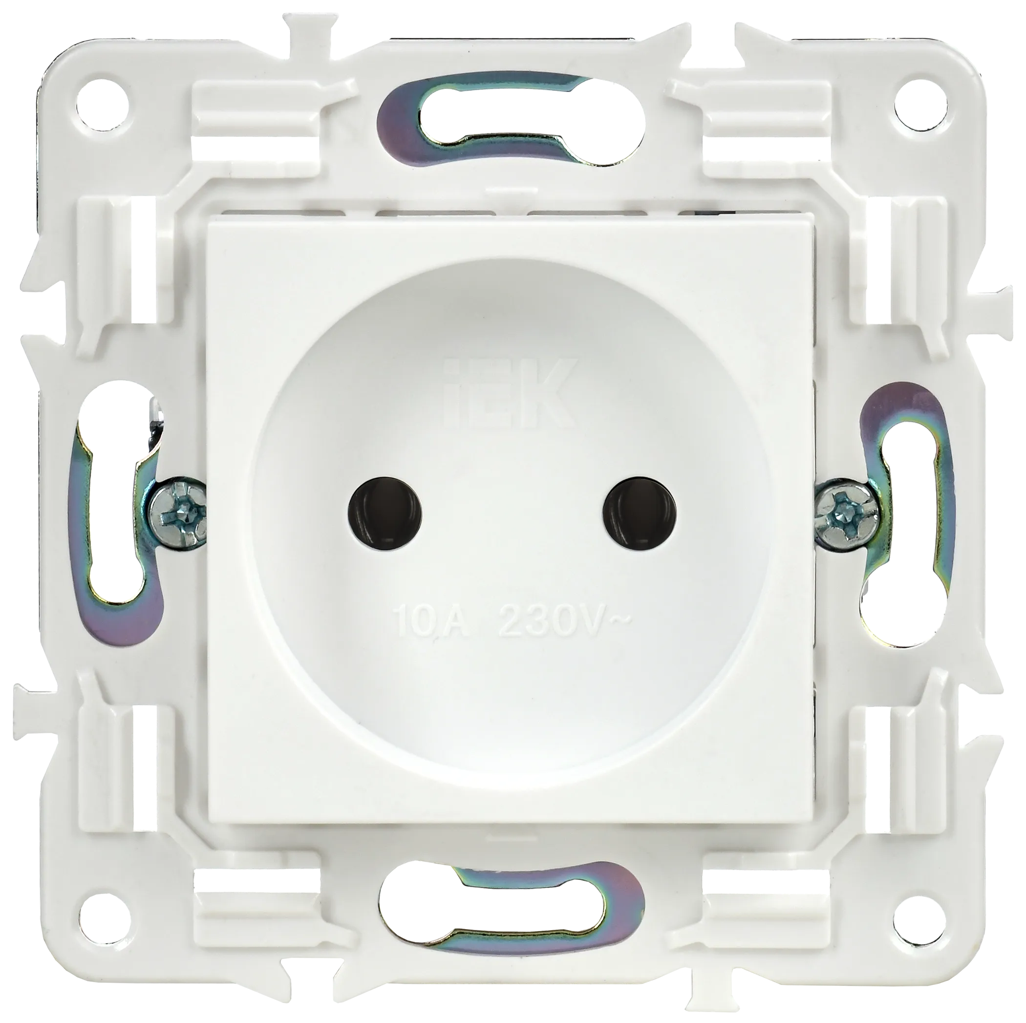 SKANDY Розетка без заземления без защитных шторок 10А SK-R02W арктический белый IEK - Фото 7