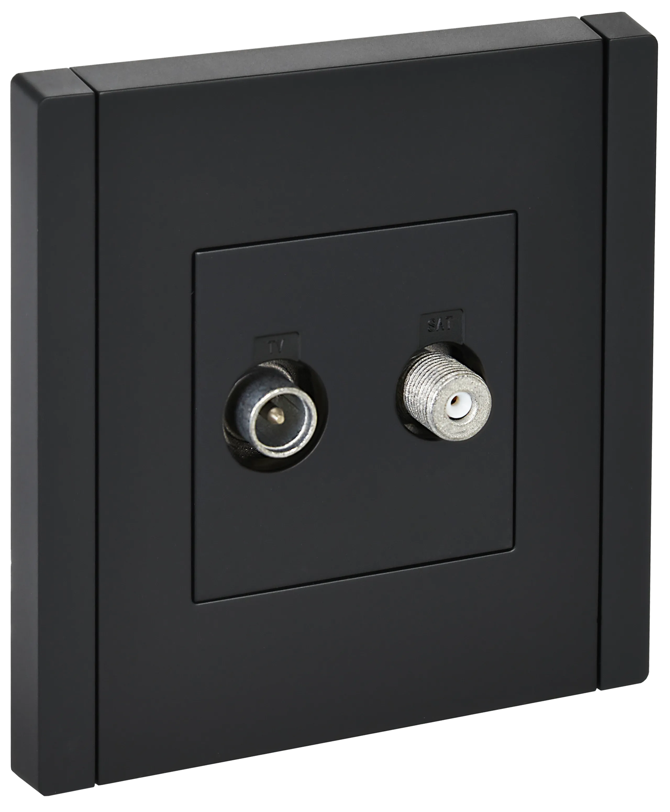 FORTE&PIANO Розетка двойная TV+SAT FP138 черный IEK