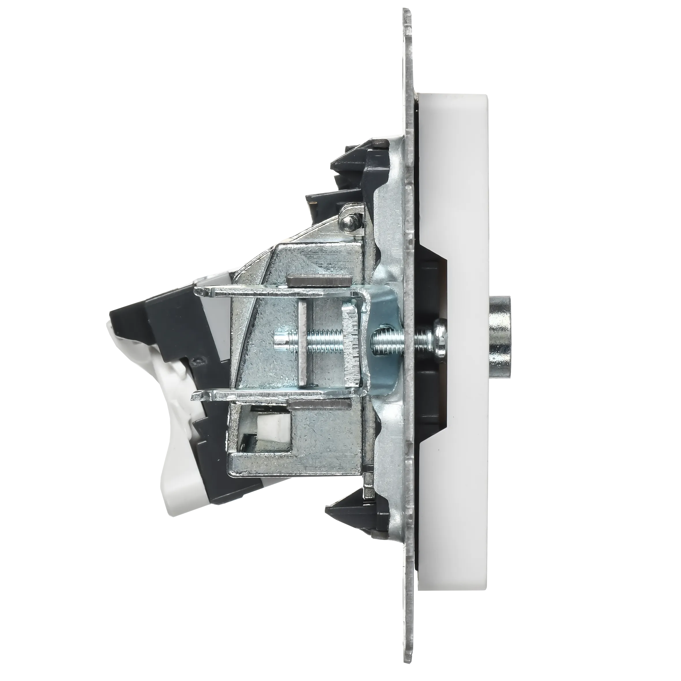 BRITE Розетка двойная TV+RJ45 кат.5E РТВ/РК12-БрАБ арктический белый IEK - Фото 5