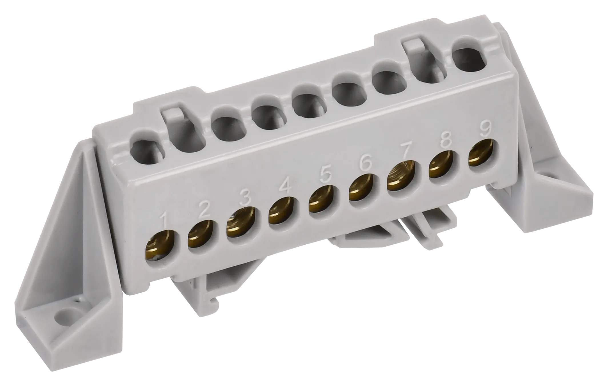 TEKFOR Шина L "фаза" в комбинированном DIN-изоляторе "Стойка" 6х9-7-Ср IEK TF-NN10-07-DP-K03
