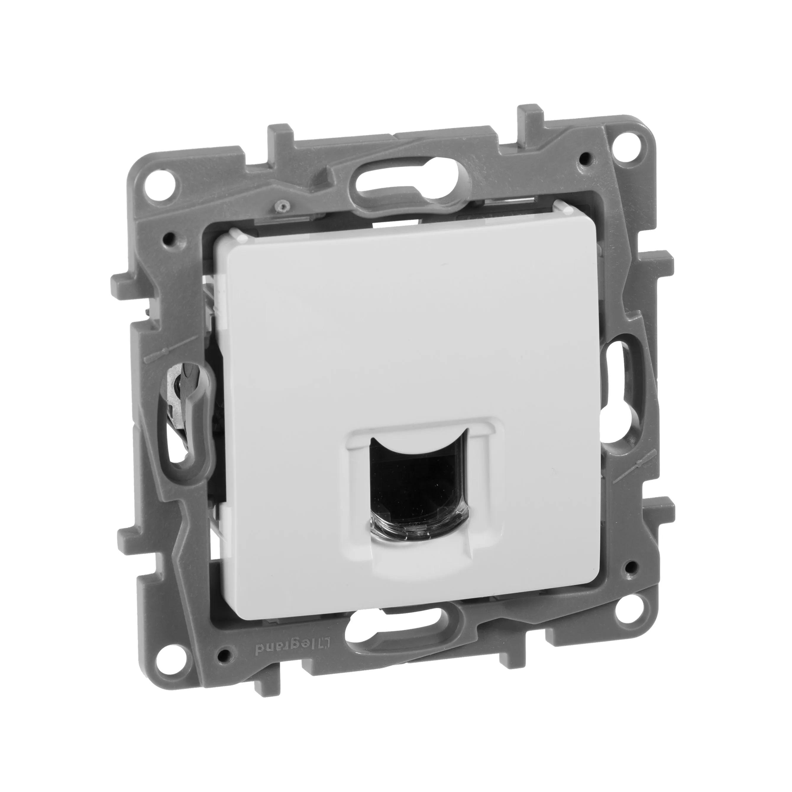 ETIKA Розетка компьютерная RJ45 категория 6 UTP белый 672253