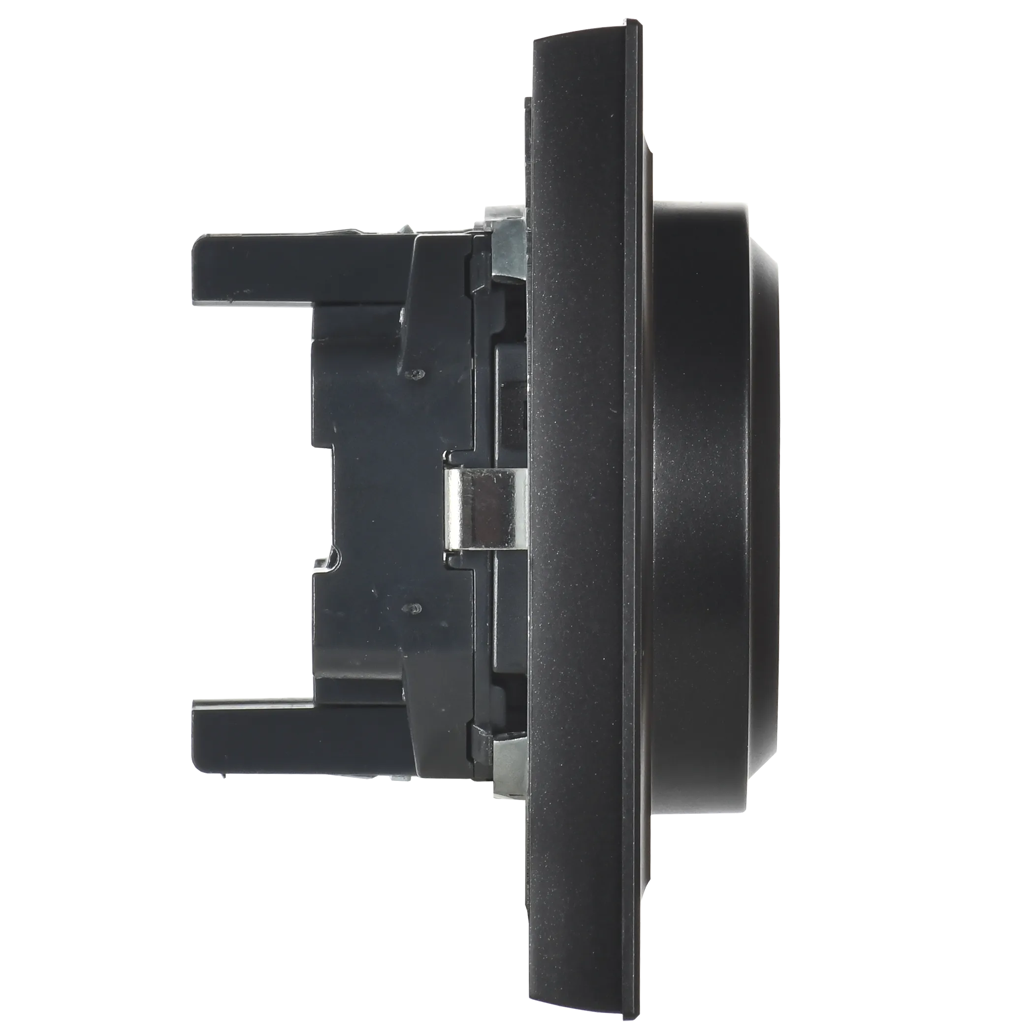 BRITE Розетка 2-местная с заземлением без защитных шторок 16А в сборе РС12-3-БрЧ черный IEK - Фото 6