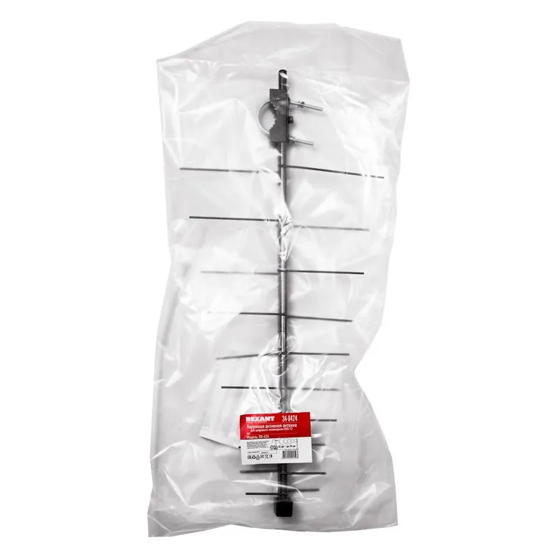 ТВ антенна наружная «Активная» для цифрового ТВ DVB-T2, RX-424 REXANT - Фото 3