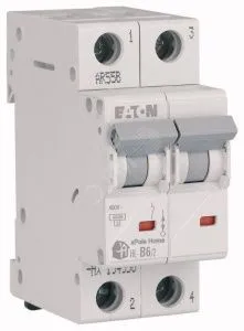 Авт. выключатель HL-C10/2, 2P, 10A, хар-ка C, 4.5kA, 2M Eaton 194769