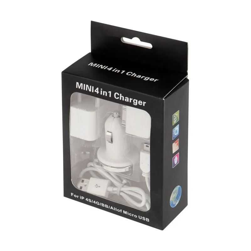 Комплект СЗУ, АЗУ, кабель miniUSB-USB, переходник microUSB 30 pin белый - Фото 3