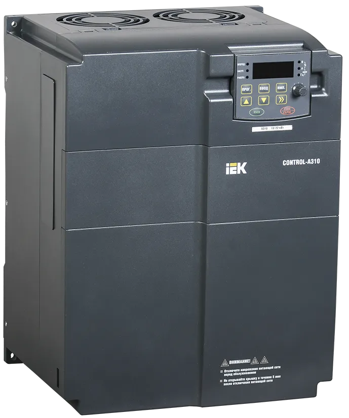 Преобразователь частоты CONTROL-A310 380В 3Ф 18,5-22кВт 37-45A со встроенным тормозом IEK