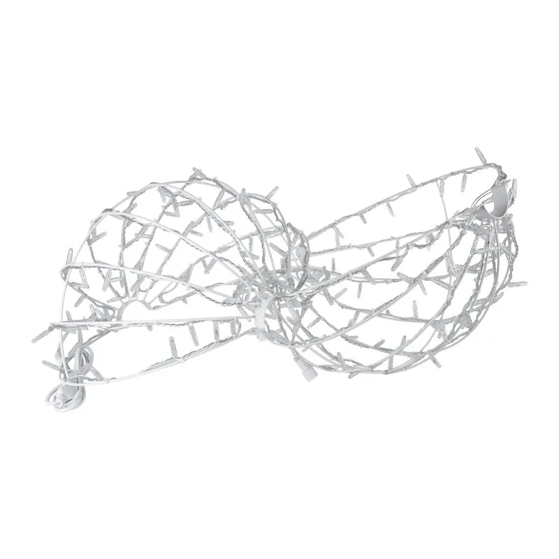 Светодиодная фигура Шар диаметр 50см 200 LED ТЕПЛЫЙ БЕЛЫЙ эффект мерцания 230В NEON-NIGHT - Фото 5