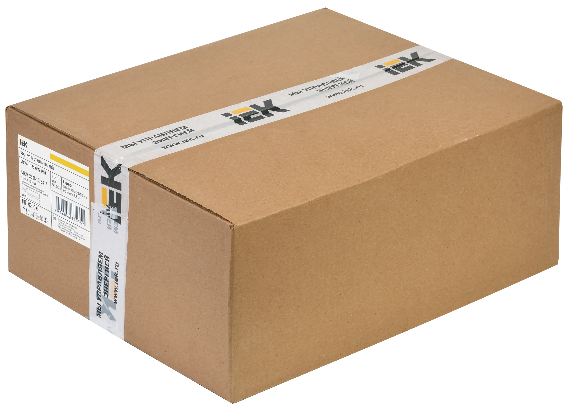 TITAN Корпус металлический ЩУРн-1/12 (395х310х145мм) IP54 без окна IEK - Фото 2