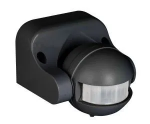 ИК датчик движения наст. 1200Вт 180гр. до 12м IP44 MS-39b черный EKF dd-ms-39b