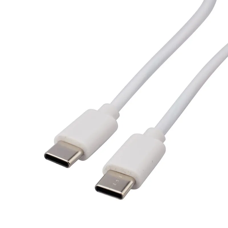 Кабель Type-C - Type-C, 3А, 60Вт, 1м, ПВХ, белый, Power Delivery REXANT - Фото 3