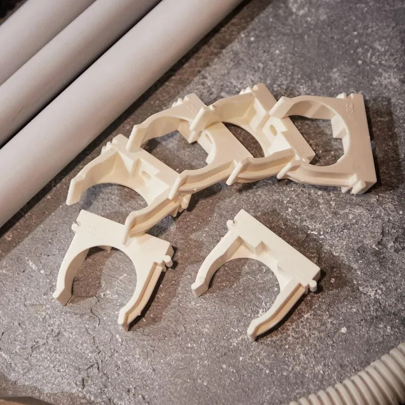 Крепеж-клипса для монтажного пистолета Ø 32 мм, белая (50 шт/уп) REXANT - Фото 2