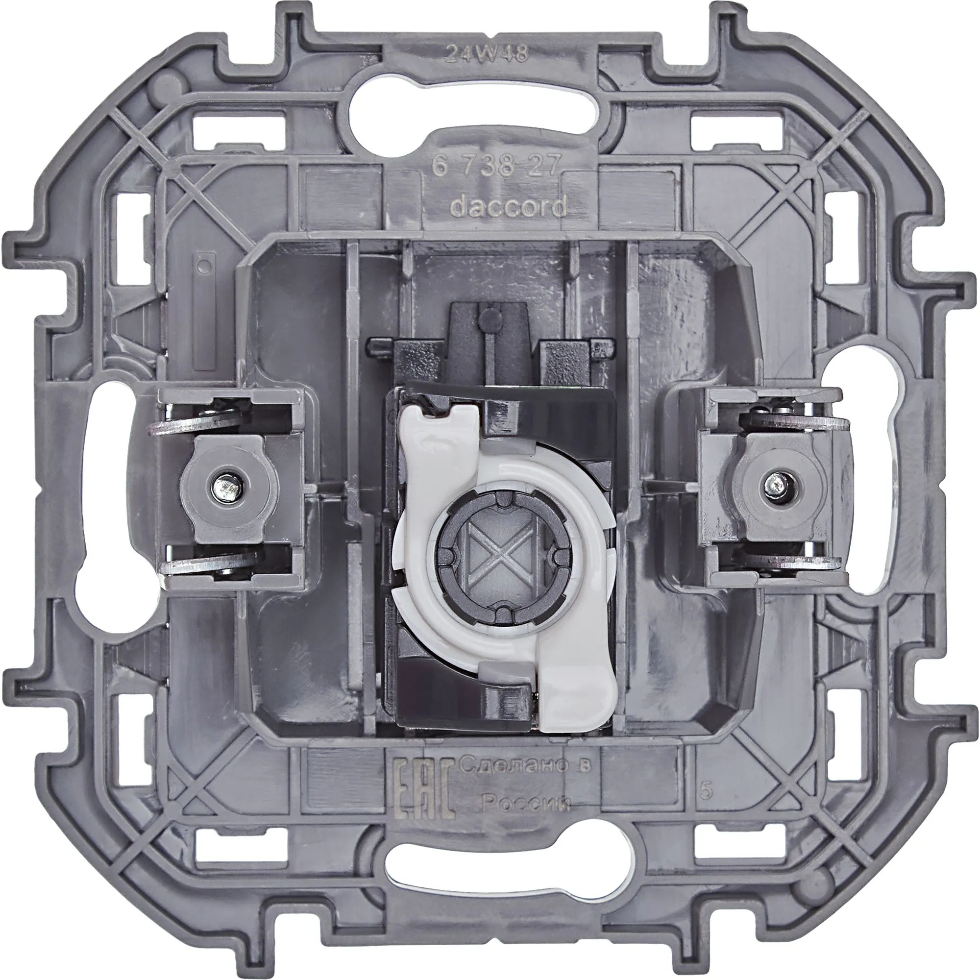 INSPIRIA Розетка компьютерная RJ45 категория 5Е UTP алюминий - Фото 5