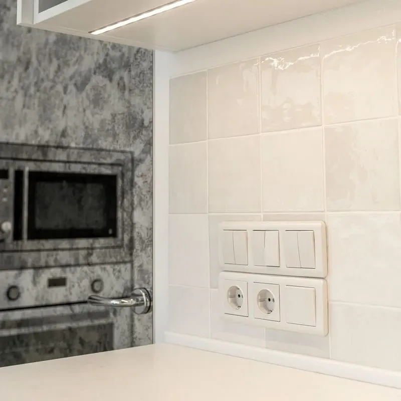 Выключатель одноклавишный (перламутровый рифленый) Werkel - Фото 5