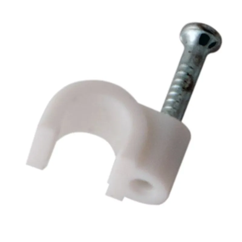 Крепеж кабеля круглый 3мм, белый (50 шт/уп) REXANT